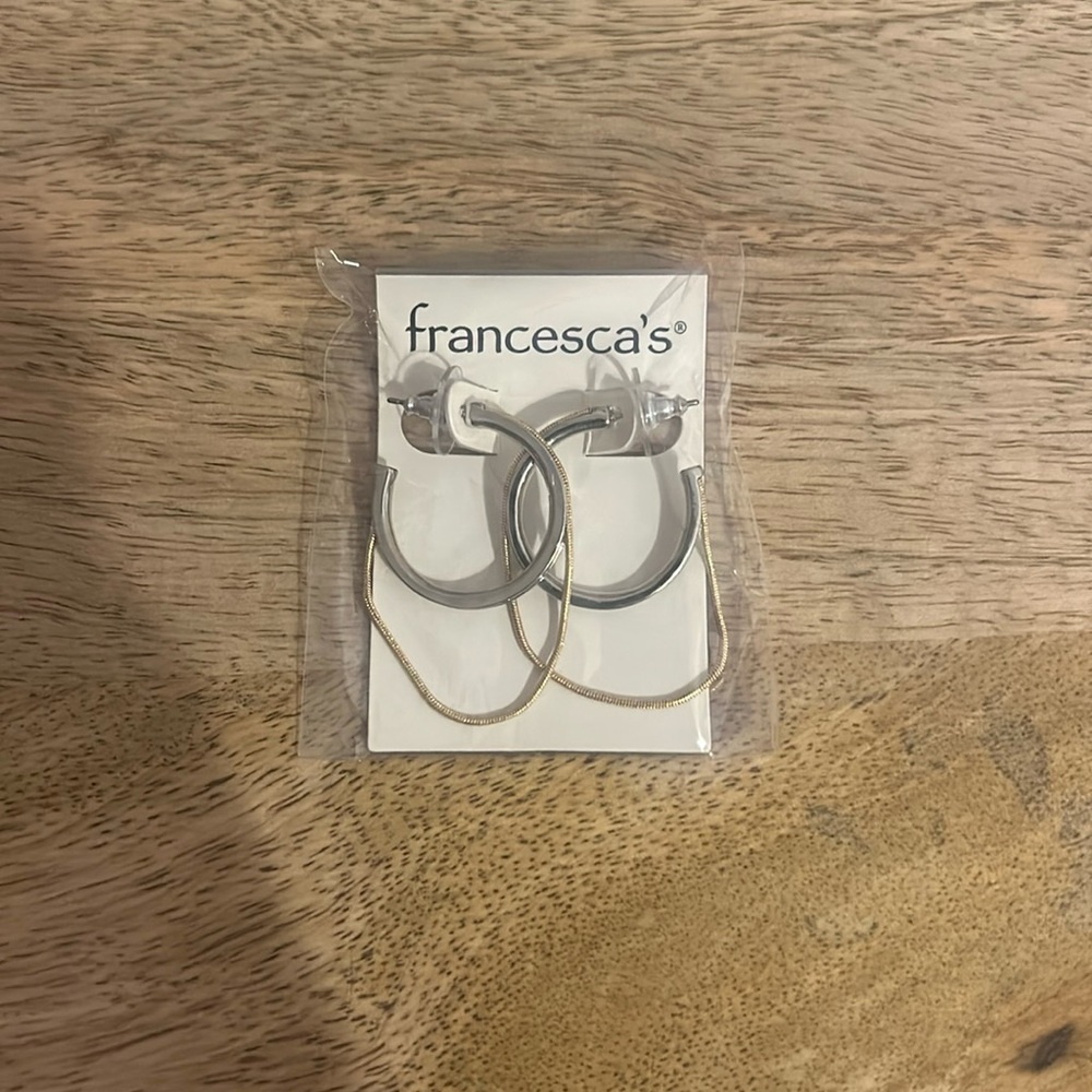 francesca’s hoop earrings